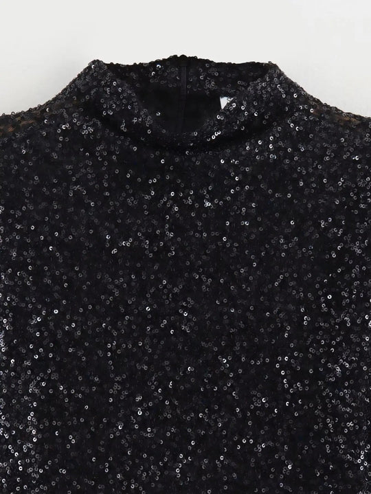 Mini Jurk Dames | Glinsterende Pailletten