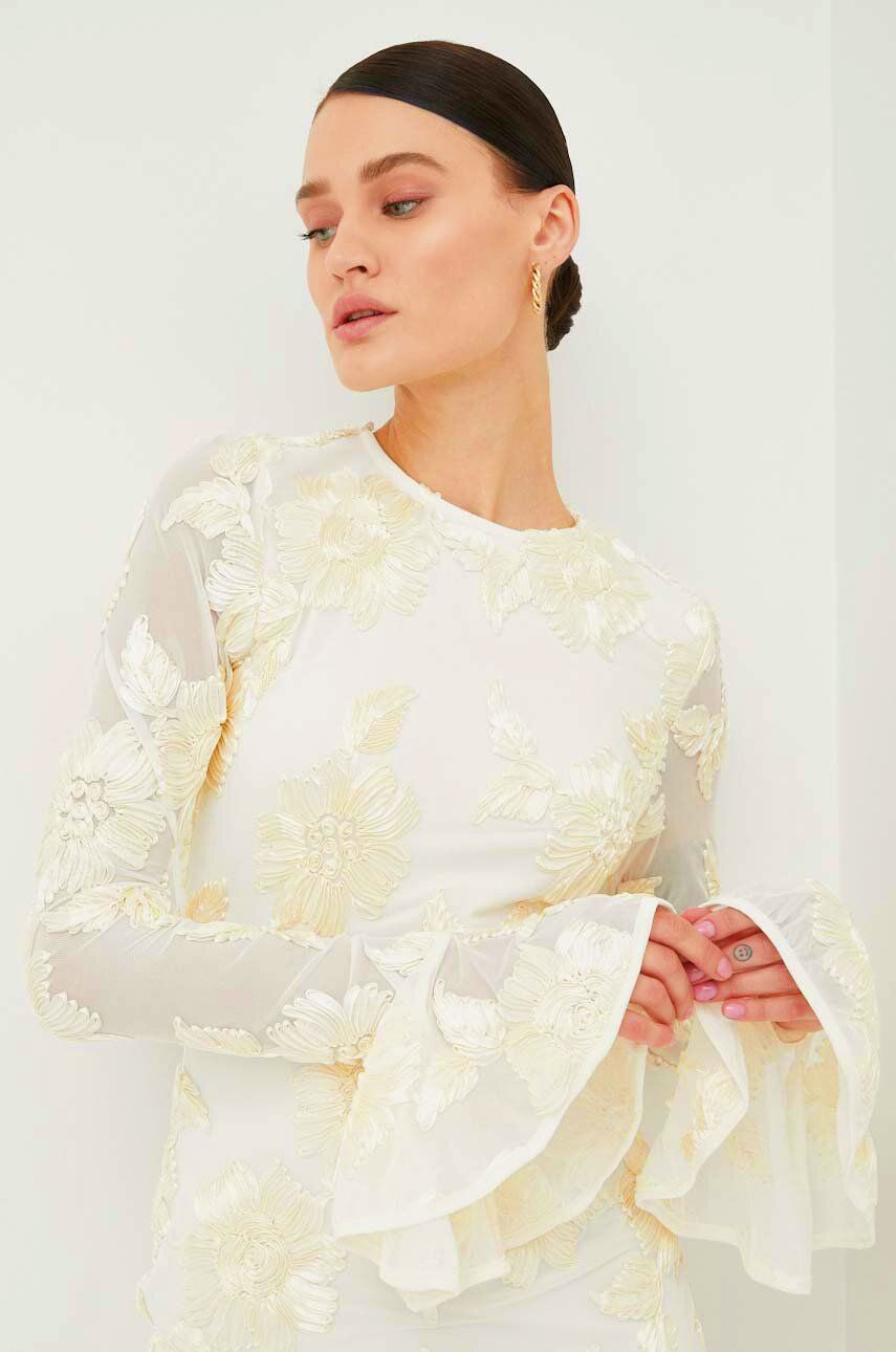 Mini-Sommerkleid Damen mit Blumenstickerei - Isabella 2