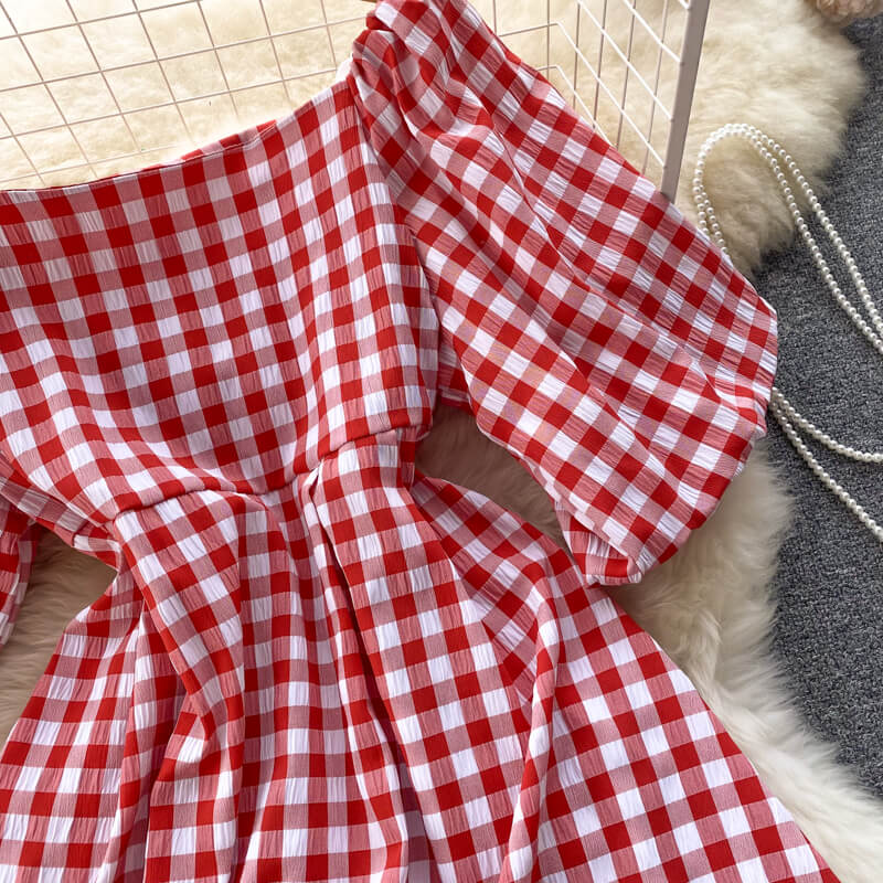 Mini-Sommerkleid Damen mit Karree-Ausschnitt - Annabel 6