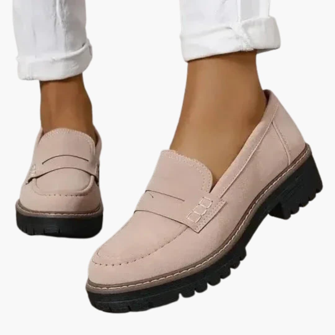 Mocassins Dames | Dikke Zool & Klassiek Slip-On Design
