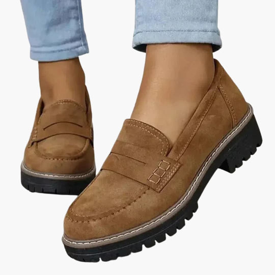 Mocassins Dames | Dikke Zool & Klassiek Slip-On Design