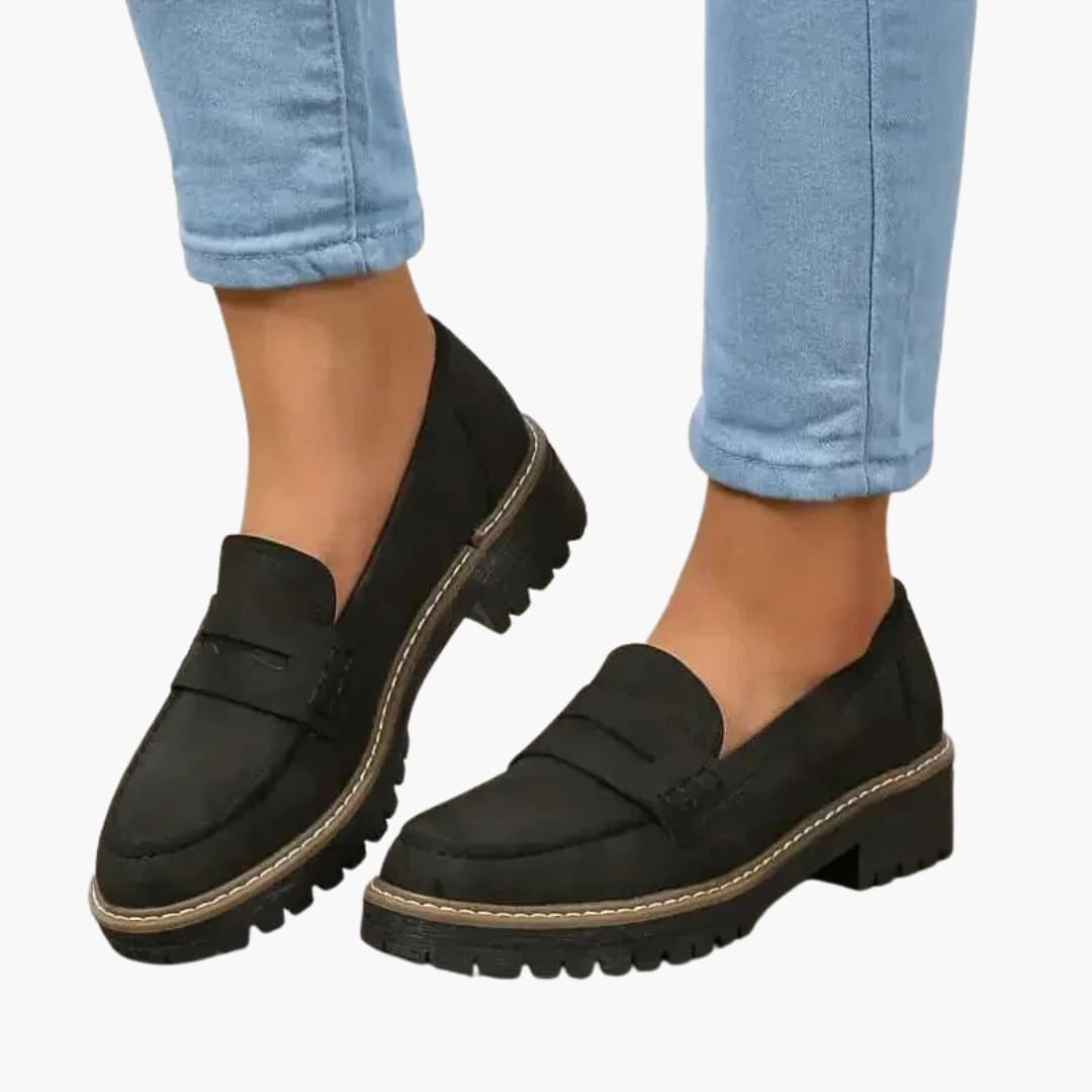 Mocassins Dames | Dikke Zool & Klassiek Slip-On Design