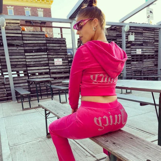 ModeParisienne® Amari – Trendy Y2K Juicy Trainingspak | Gedurfde en Comfortabele Mode voor de Moderne Tijd 6