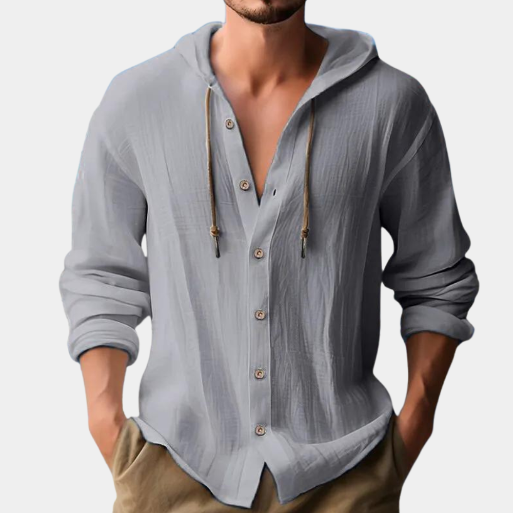 Modernes Lässiges Herrenshirt mit Kapuze - Danut 6