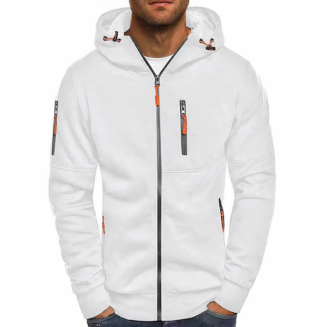 Modieuze hoodie met ritssluiting - Markus 0
