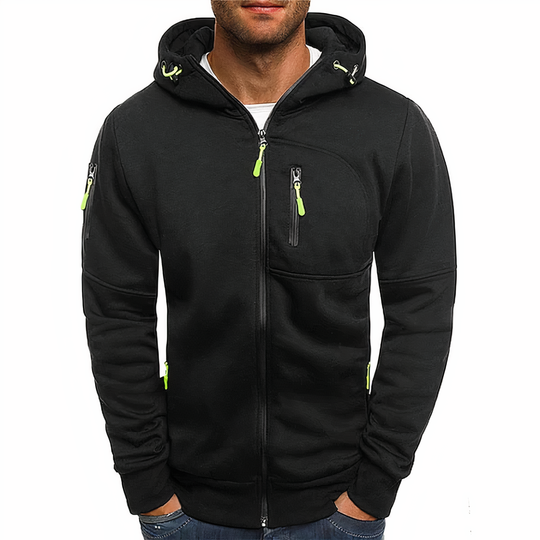 Modieuze hoodie met ritssluiting - Markus 1