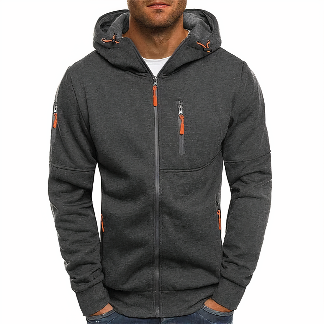 Modieuze hoodie met ritssluiting - Markus 2