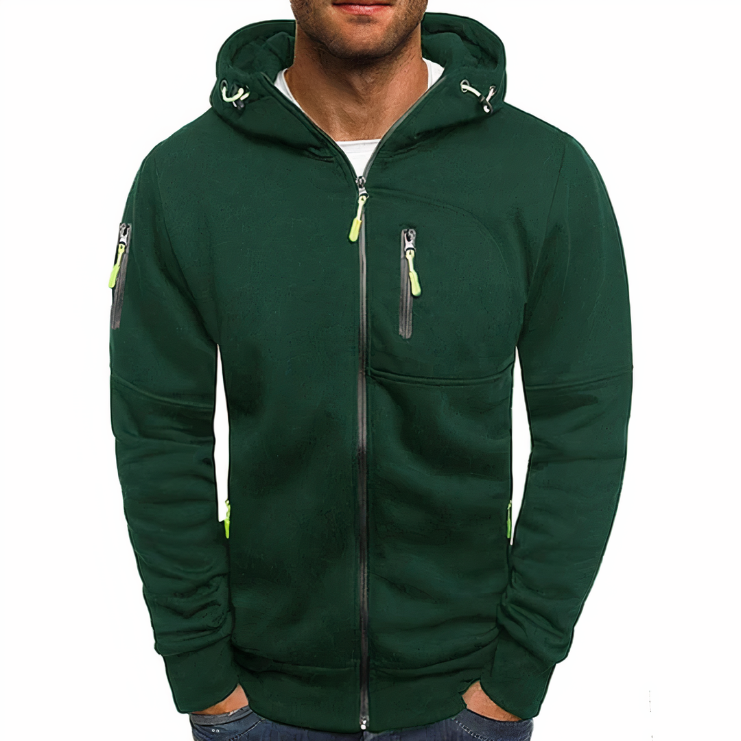 Modieuze hoodie met ritssluiting - Markus 3
