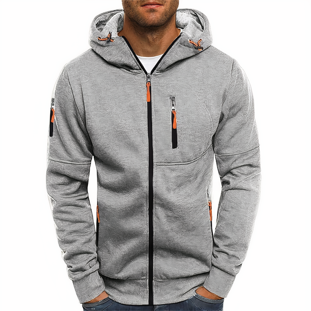Modieuze hoodie met ritssluiting - Markus 5
