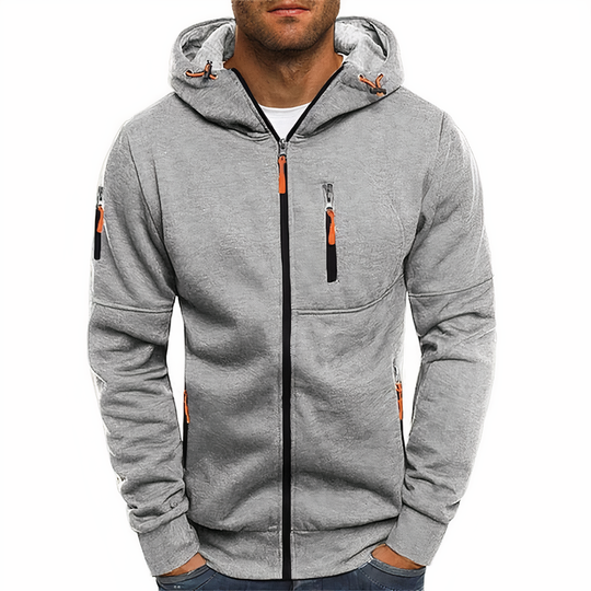 Modieuze hoodie met ritssluiting - Markus 5