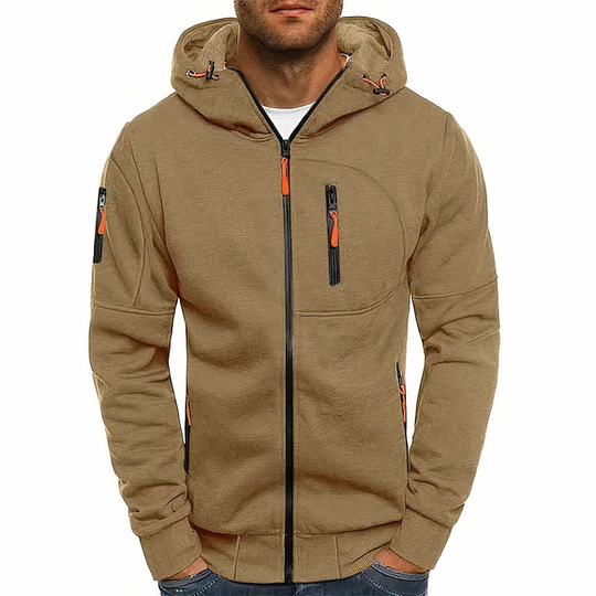 Modieuze hoodie met ritssluiting - Markus 8