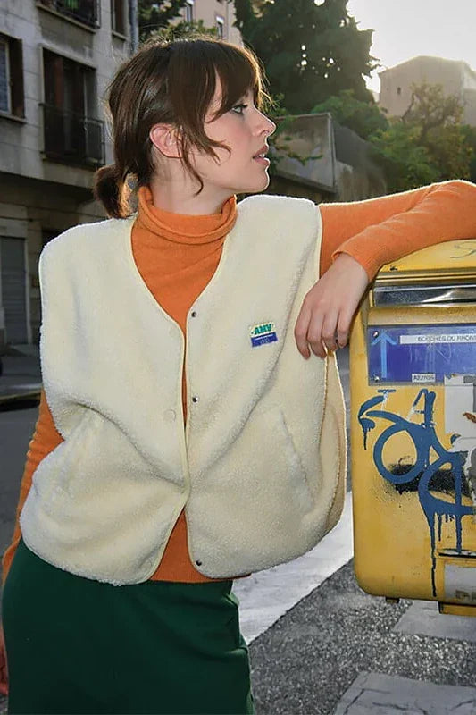 Teddyvest Dames | Mouwloos & Warm 1