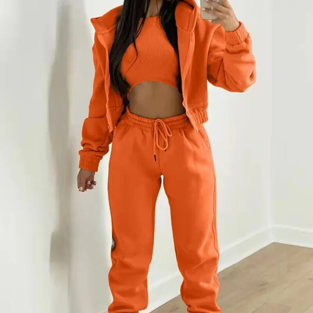 Müheloser Stil 3-teiliges Lounge-Set Damen - Bella 6