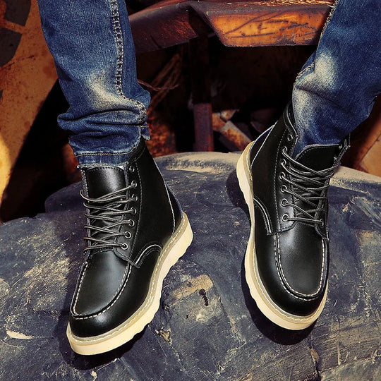 Muller™ – Retro Echt Leren Boots 0
