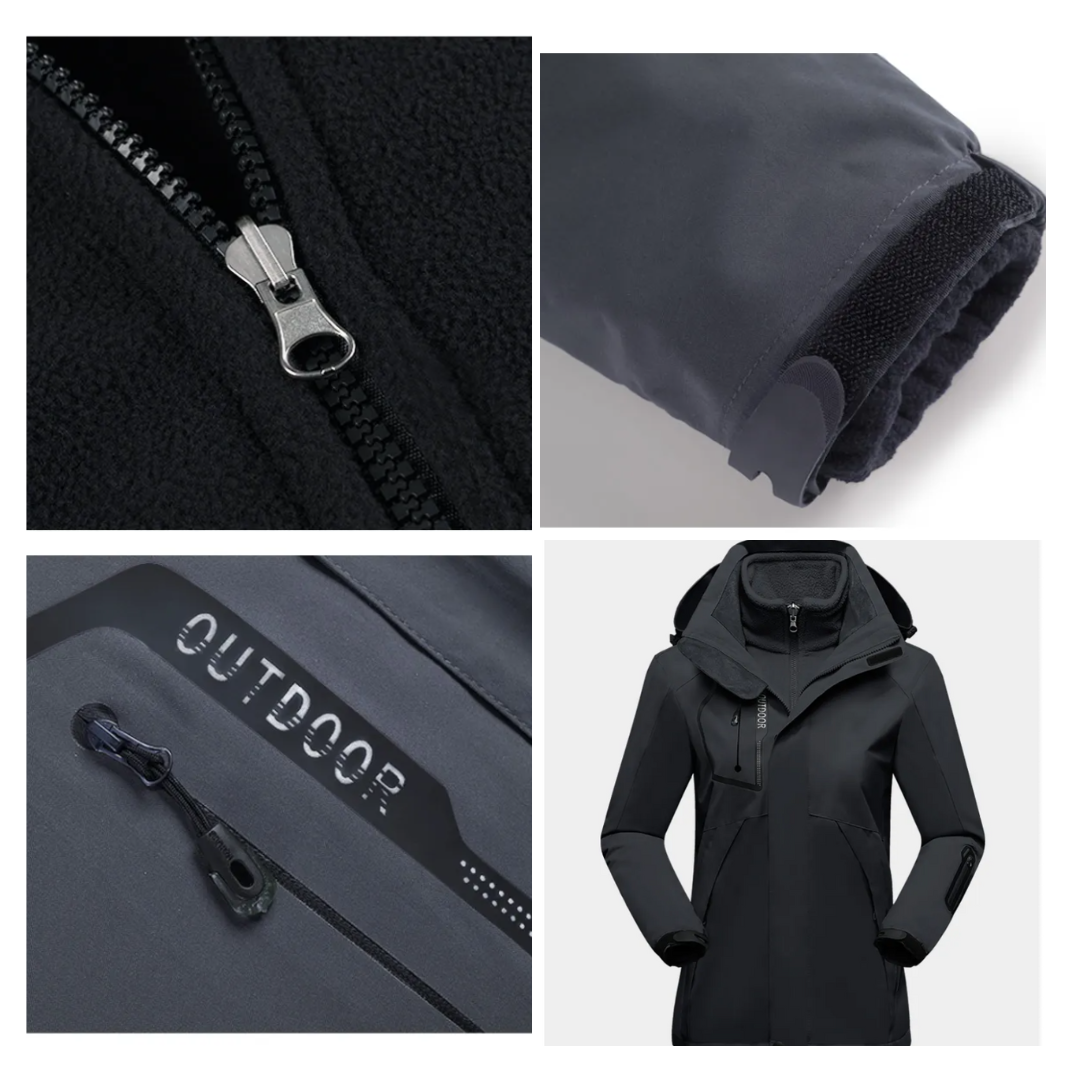 3-in-1 Outdoorjas Dames | Water- en Winddicht 7