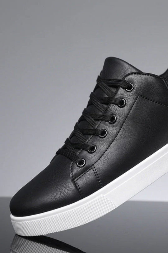 Herren Sneaker Schnürung Kontrastsohle Freizeitschuh Alltag 5