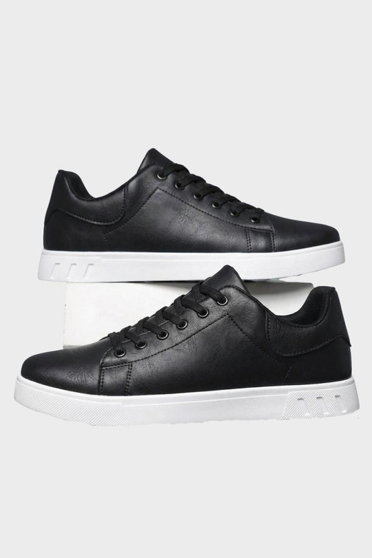 Herren Sneaker Schnürung Kontrastsohle Freizeitschuh Alltag 1