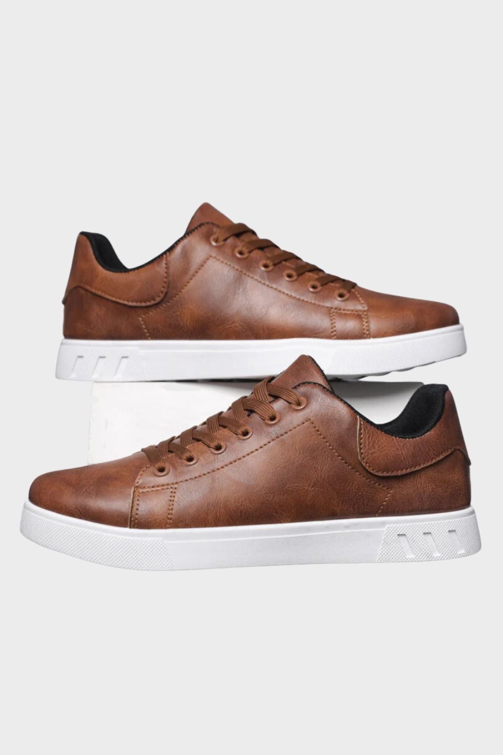 Herren Sneaker Schnürung Kontrastsohle Freizeitschuh Alltag 4