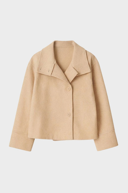 Kurze Jacke Damen | Reverskragen & Knopfleiste 7