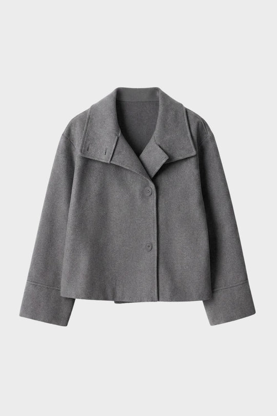 Kurze Jacke Damen | Reverskragen & Knopfleiste 6