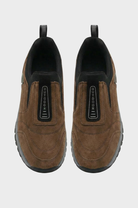 Herren Slip-On Sneaker Profilsohle Elastikeinsatz Komfort 7