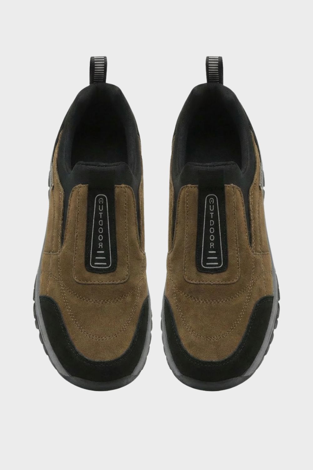 Herren Slip-On Sneaker Profilsohle Elastikeinsatz Komfort 6