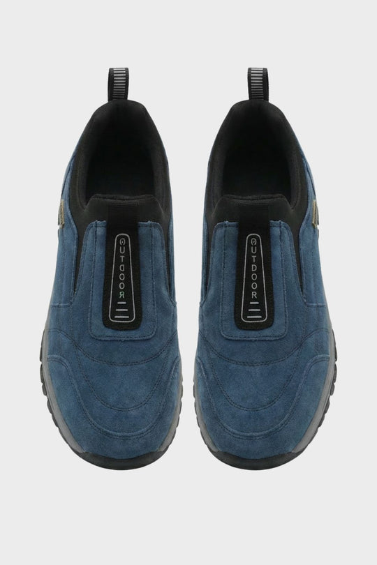 Herren Slip-On Sneaker Profilsohle Elastikeinsatz Komfort 1