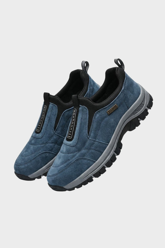 Herren Slip-On Sneaker Profilsohle Elastikeinsatz Komfort 2