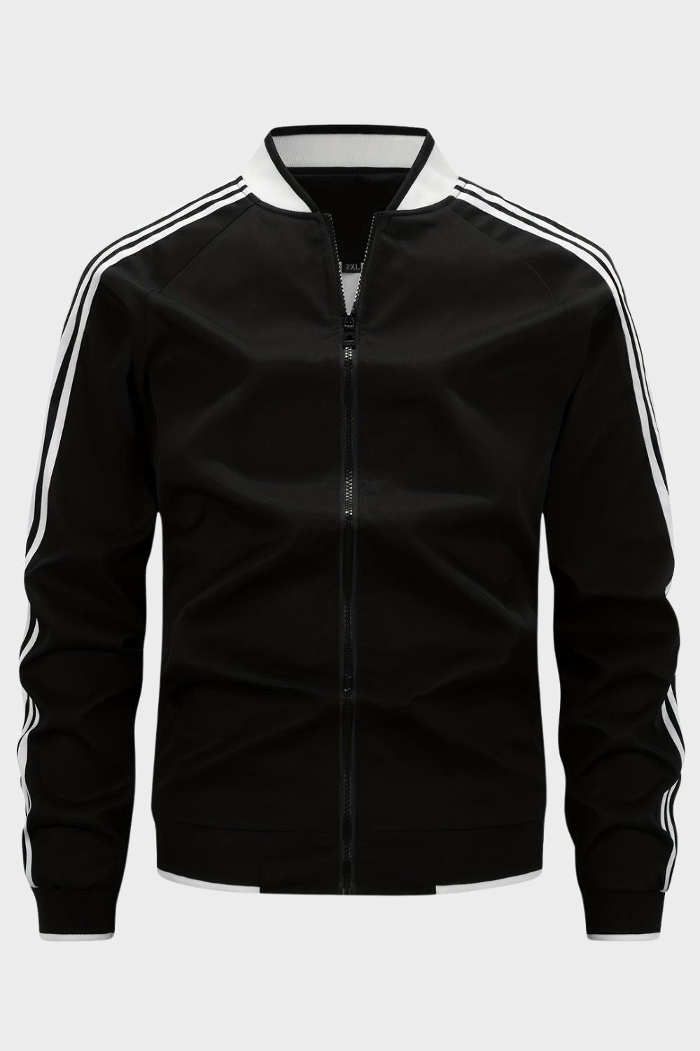 Herren Trainingsjacke Stehkragen Reißverschluss Sportjacke 6