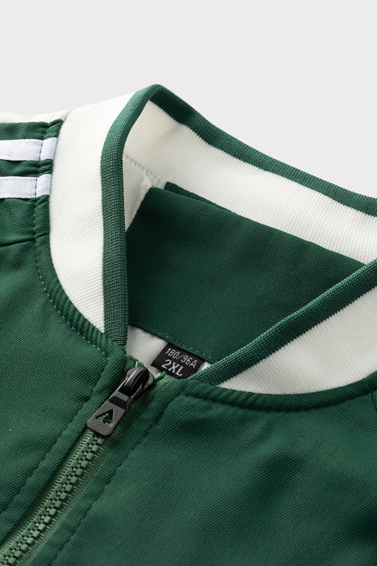 Herren Trainingsjacke Stehkragen Reißverschluss Sportjacke 3