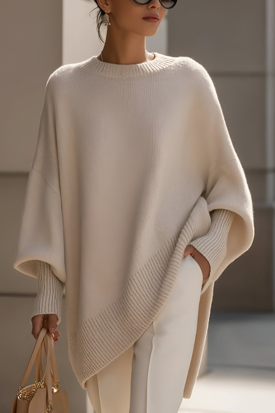 Nari™ | Elegante Oversized Gebreide Trui 0