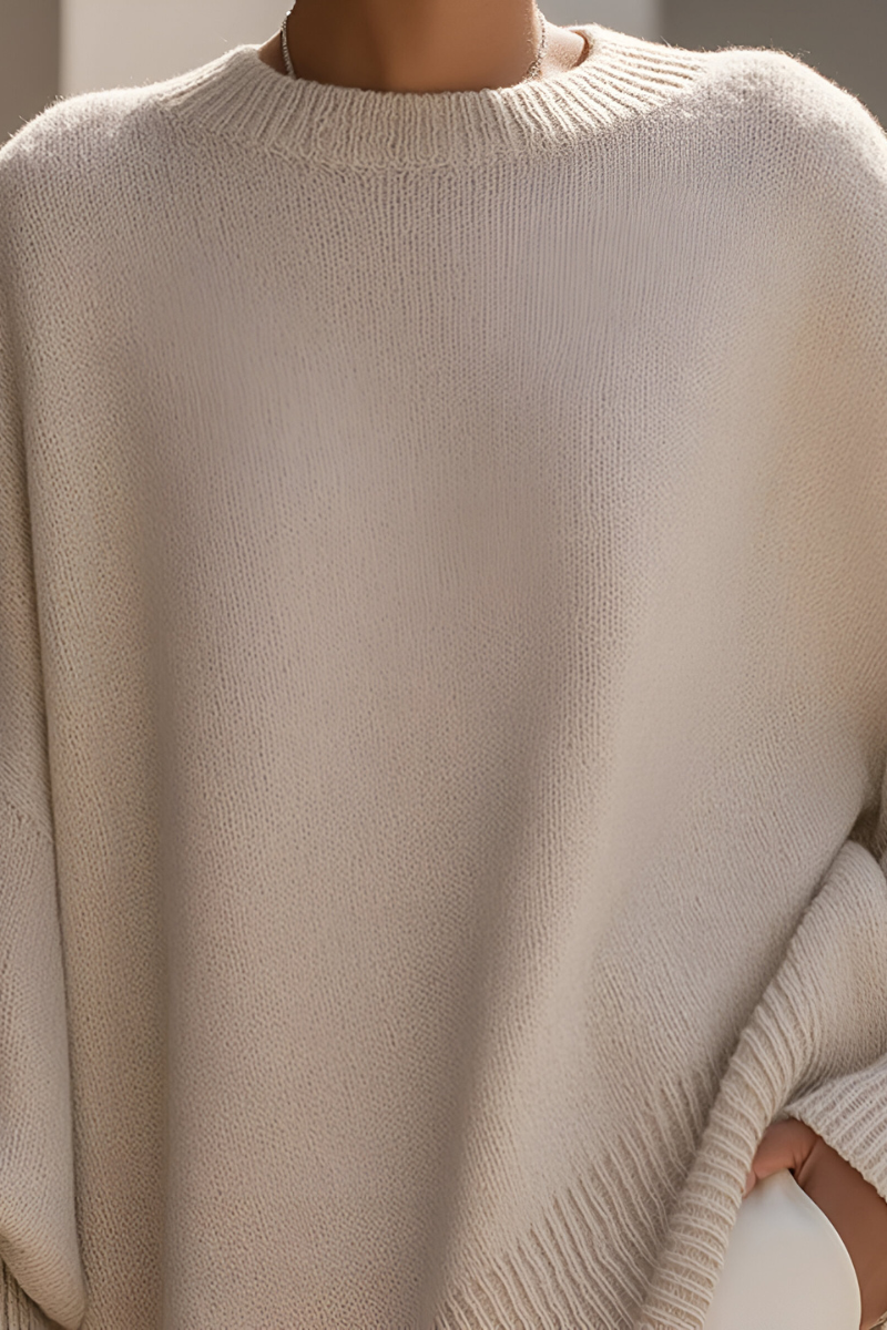 Nari™ | Elegante Oversized Gebreide Trui 1