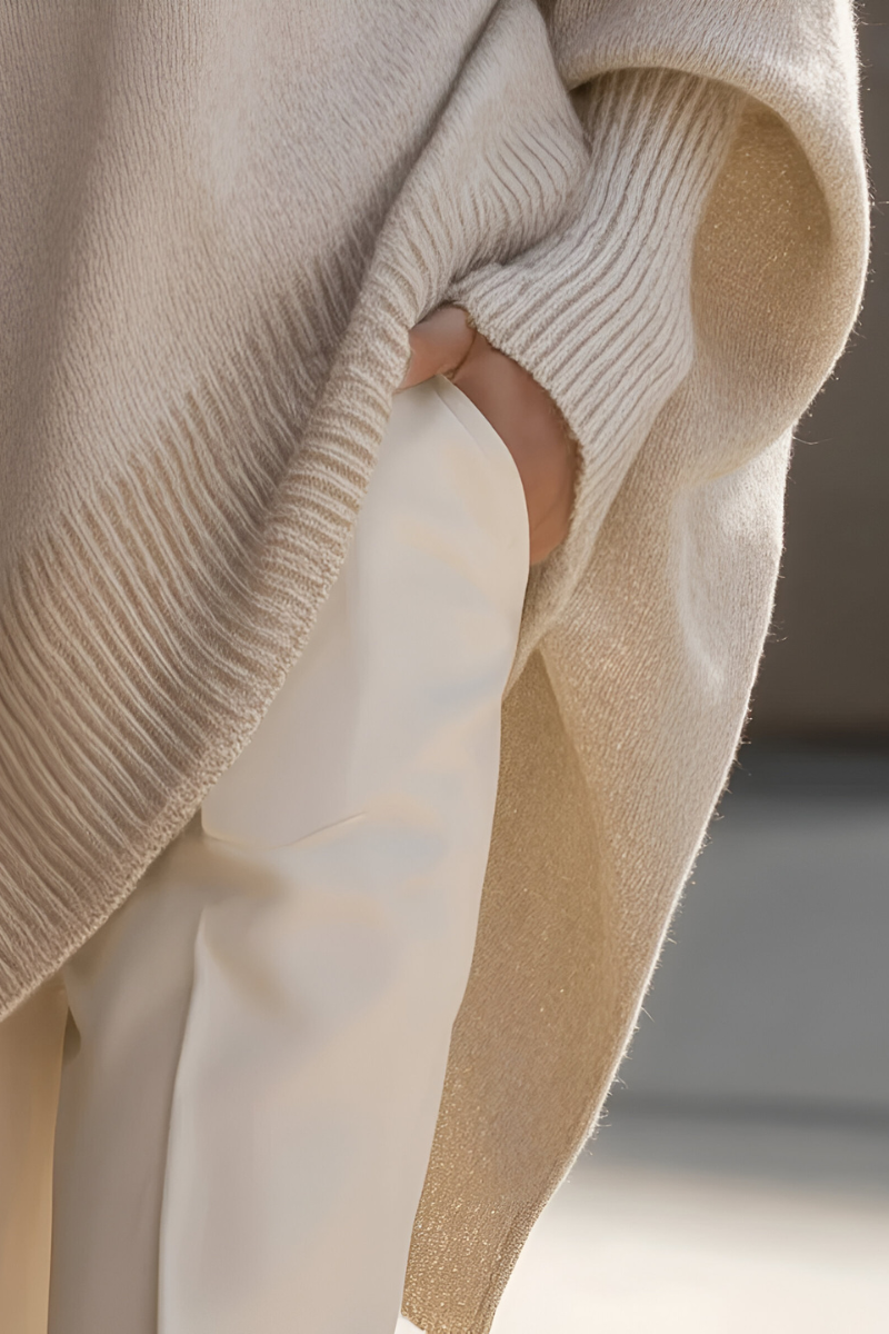 Nari™ | Elegante Oversized Gebreide Trui 3
