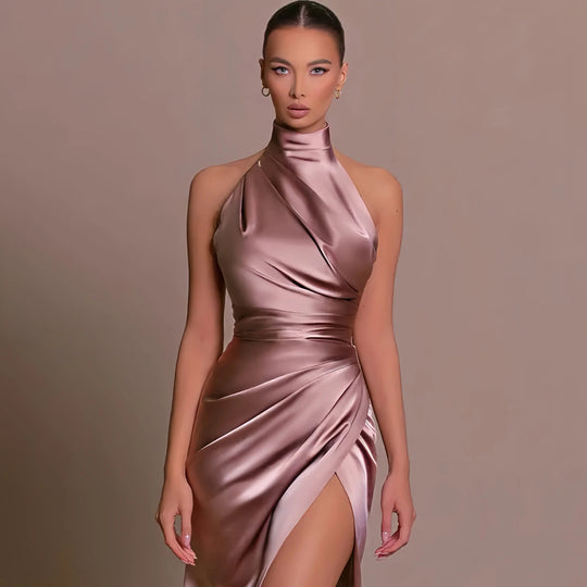 Neckholder-Maxi-Abendkleid Damen - Ariadne 3