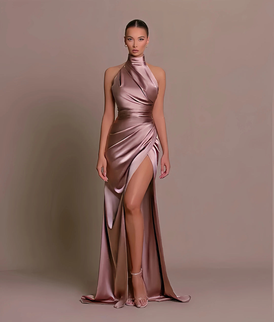 Neckholder-Maxi-Abendkleid Damen - Ariadne 1