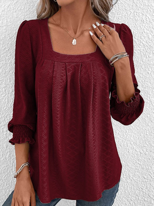 Nicole | Casual katoenen blouse met V-hals 6