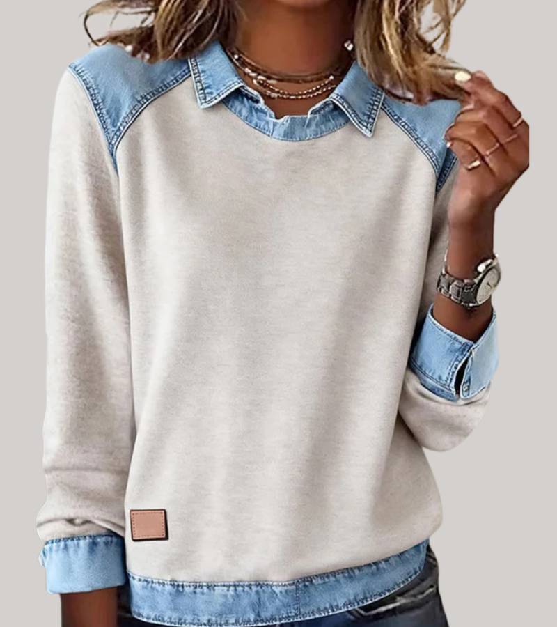 Nomi™ | Comfortabele Denim Trui 1