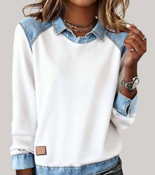 Nomi™ | Comfortabele Denim Trui 6