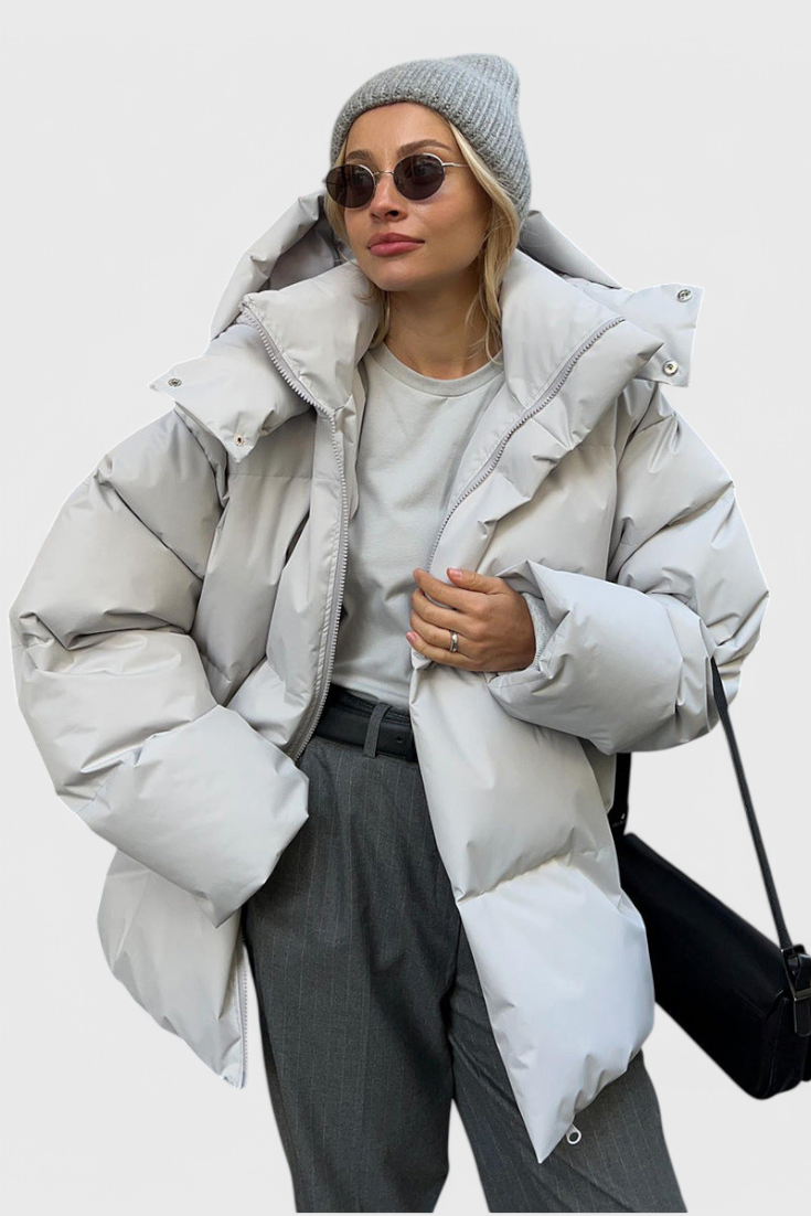 Steppjacke Damen | Kurz & Warm mit Stehkragen 2