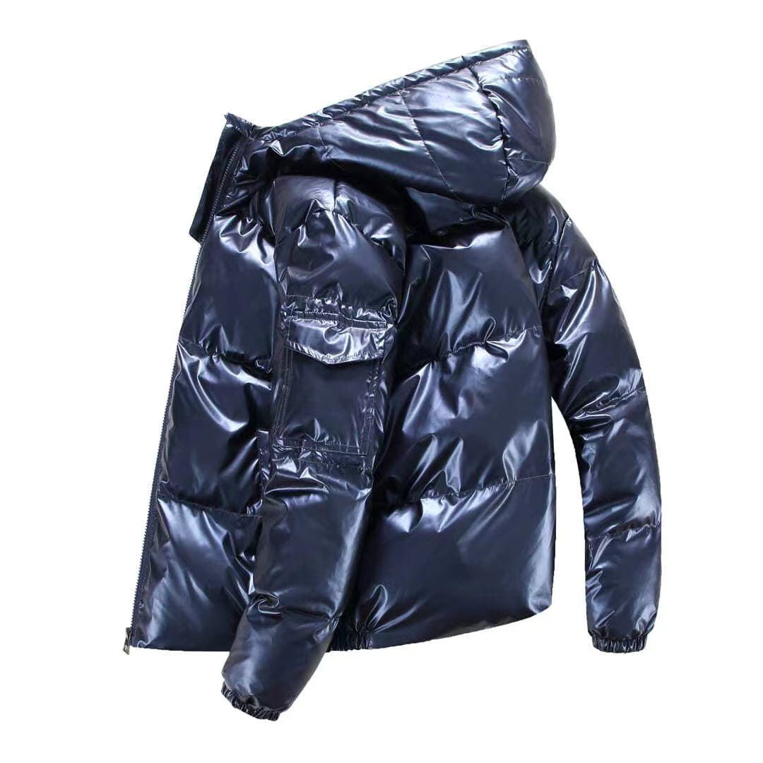 Winterjacke Herren | Kapuze & Wattierte Fütterung