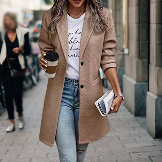 Lange Damesjas voor Dames | Warm & Tijdloos Design 1