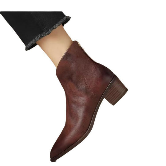 Chelsea Stiefeletten Damen | Spitze Silhouette & Blockabsatz