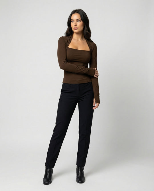 Langarmshirt Damen | Slim Fit & Vielseitig Kombinierbar