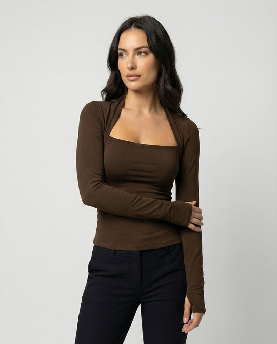 Langarmshirt Damen | Slim Fit & Vielseitig Kombinierbar