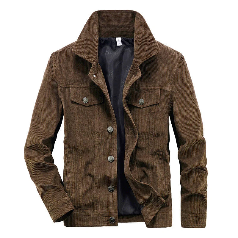 Herren Cordjacke Leicht Vielseitig Übergangsjacke Komfort 5