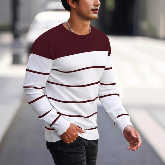 Sweatshirt Herren | Gestreift & Vielseitig Kombinierbar