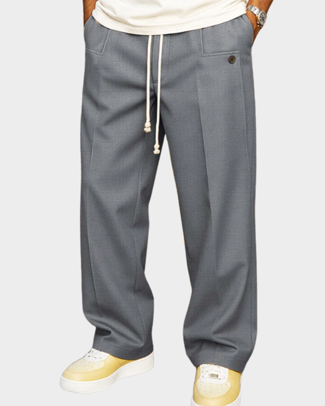 Stoffhose Herren | Kordelzug & Bequemer Sitz