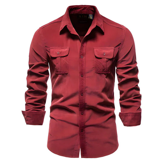 Overhemd Heren | Button-down sluiting & Verzorgde look in seconden