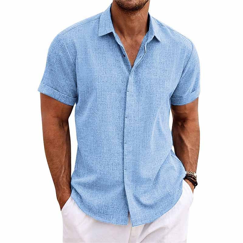 Overhemd Heren Korte Mouw | Vintage Look & Comfortabele Pasvorm