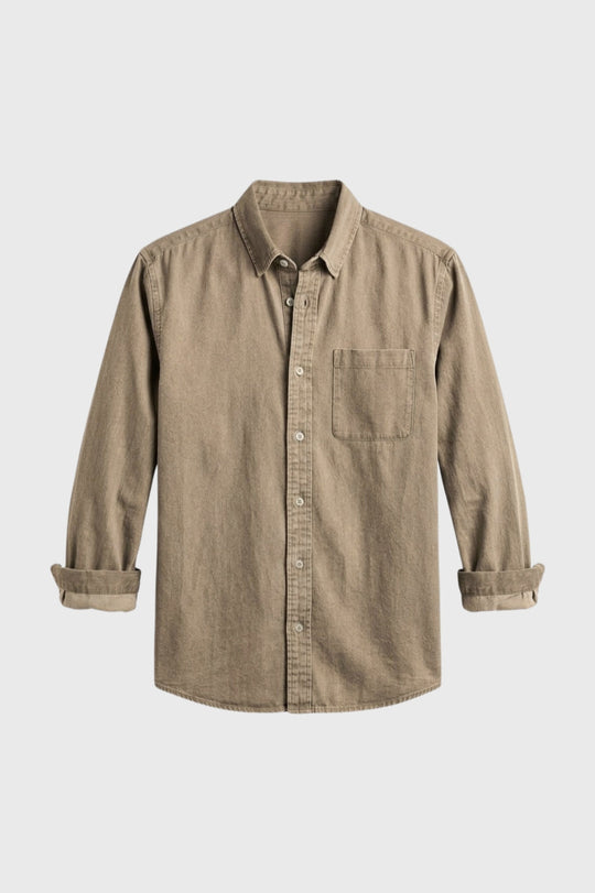 Overhemd Heren | Relaxed Fit & Borstzak